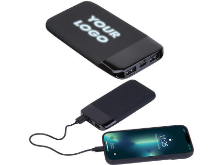 8.000 mAh Powerbank mit leuchtendem Logo FLOYD