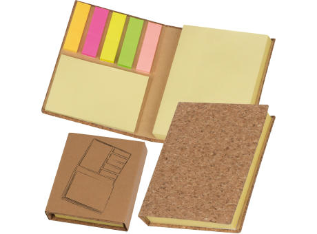 Haftmarkerbuch mit Korkcover LORETTA