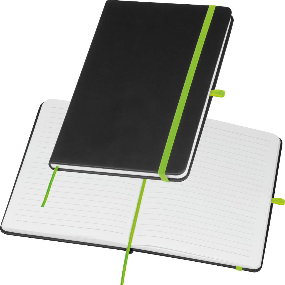 A5 Notizbuch mit farbiger Gravur SILKE