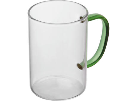Glastasse mit farbigem Henkel, 250ml EDDA