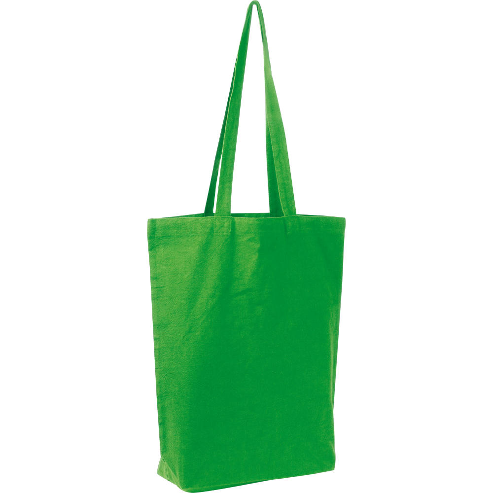 Fairtrade Baumwolltasche mit Bodenfalte PIOTR