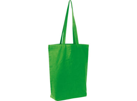 Fairtrade Baumwolltasche mit Bodenfalte PIOTR