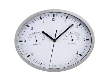 Wanduhr mit Hygro- und Thermometer HENRY