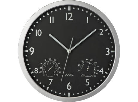 Wanduhr mit Hygro - und Thermometer LUIZA