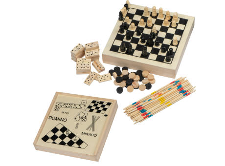 Spieleset in einer Holzbox WINIFRED
