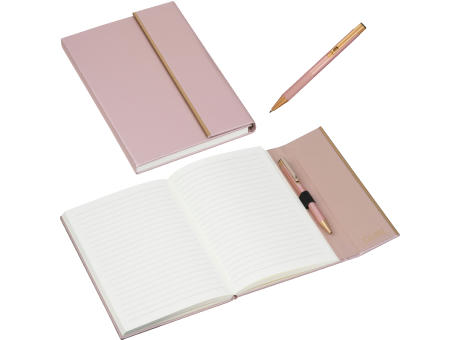 CrisMa Set aus Notizbuch und Kugelschreiber MAGGIE