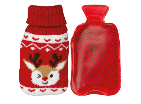 Handwärmer mit weihnachtlichem Stricküberzug  ROMEO