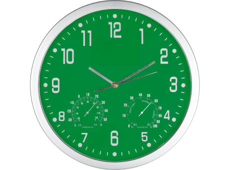 Wanduhr mit Hygro - und Thermometer MALCOLM