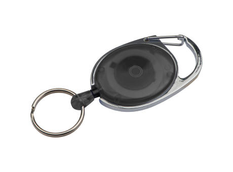 Schlüsselanhänger mit Karabiner und ausziehbarem Schlüsselring DIANA