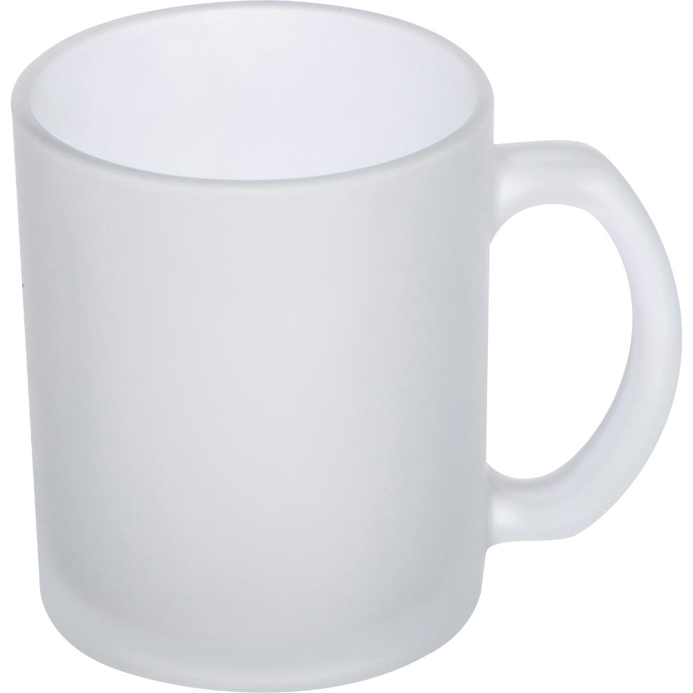 Sublimationstasse aus gefrostetem Glas LEA