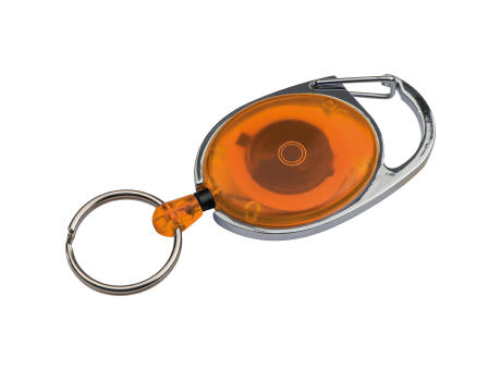 Schlüsselanhänger mit Karabiner und ausziehbarem Schlüsselring DIANA