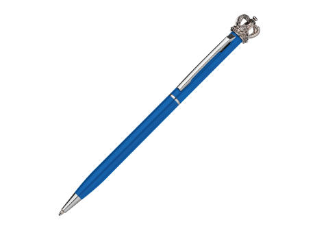 Kugelschreiber aus Metall mit Krone