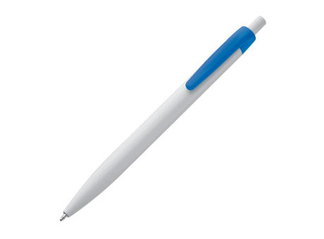 Kunststoffkugelschreiber mit farbigem Clip
