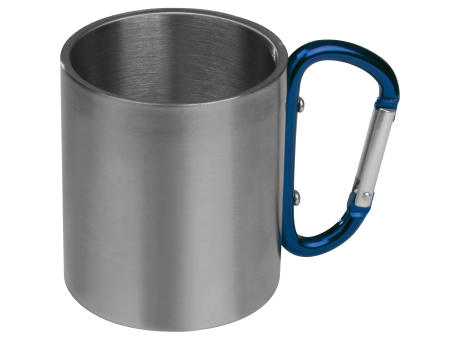 Tasse aus Metall mit Karabinerhaken, 200ml