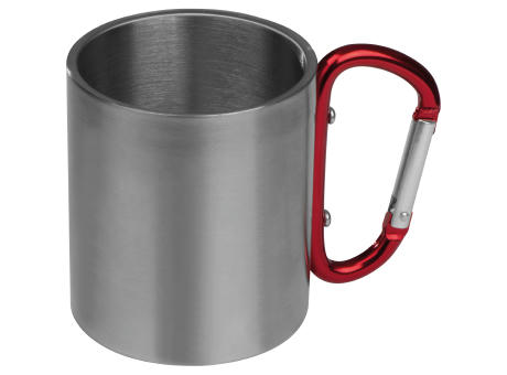 Tasse aus Metall mit Karabinerhaken, 200ml