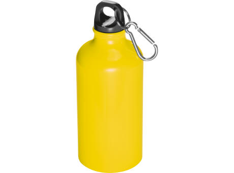 Trinkflasche aus Metall mit Karabinerhaken, 500ml