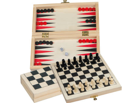 Backgammon - Schach -Dame Spiel