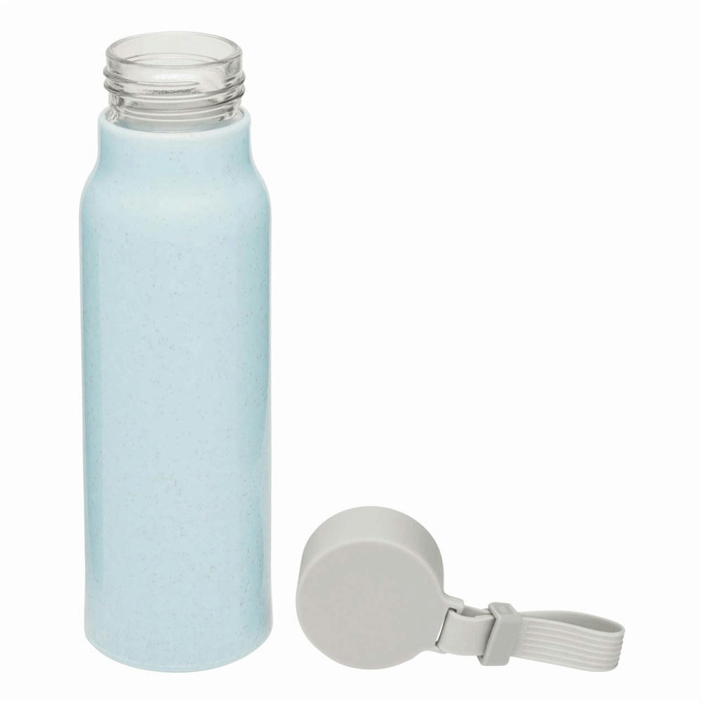 Glas-Trinkflasche ECO DRINK mit Ummantelung