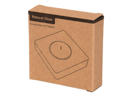 Teelichthalter NATURAL GLOW