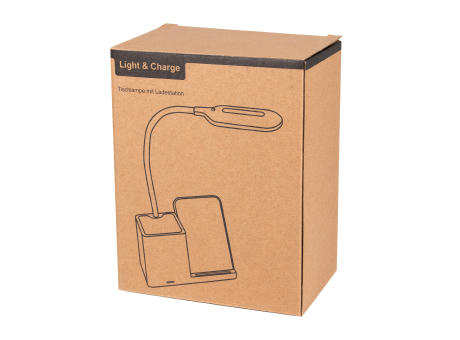 Schreibtisch-Lampe mit Ladestation LIGHT & CHARGE