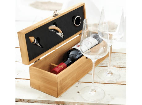 Weinset BAMBOO PRECIOUS für 1 Flasche