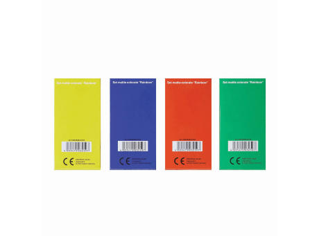 Buntstifte-Set RAINBOW, 4-fach sortiert