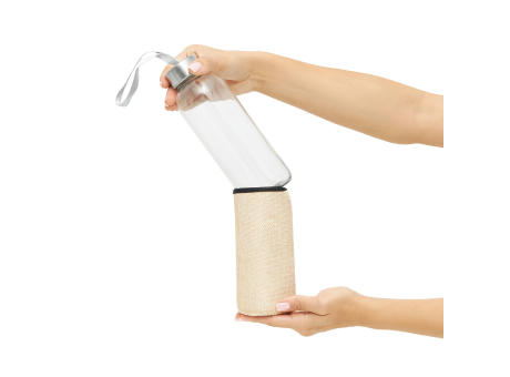 Glas-Trinkflasche TAKE JUTY