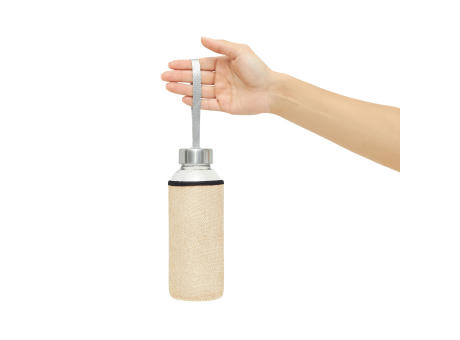 Glas-Trinkflasche TAKE JUTY