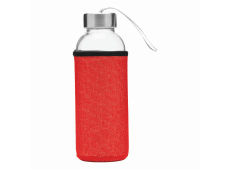 Glas-Trinkflasche TAKE JUTY