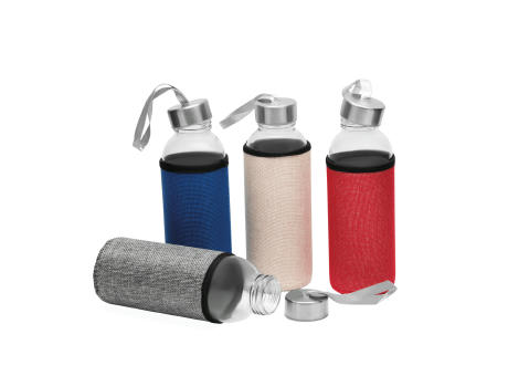 Glas-Trinkflasche TAKE JUTY