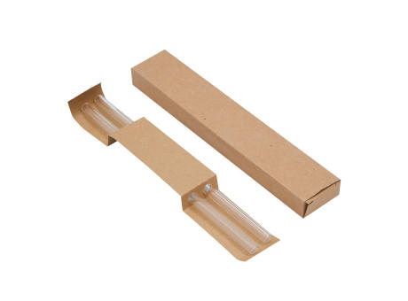 DRINK TOGETHER - Glas-Strohhalm Set