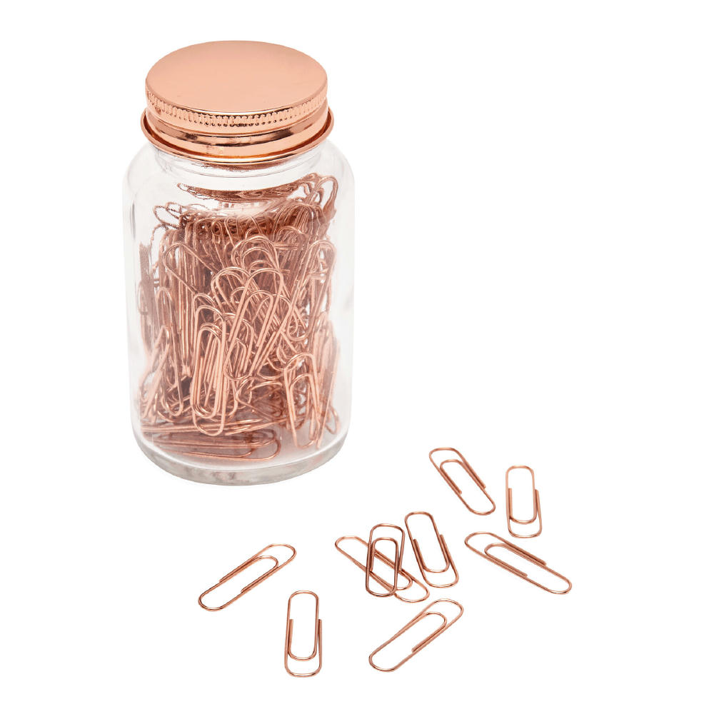 COPPER CLIP - Büroklammern im Glas