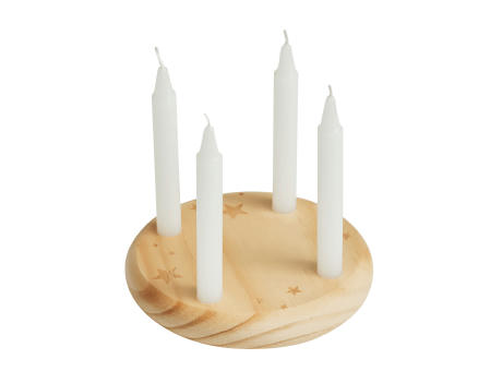 Kleiner Holz-Adventskranz 4-CHRISTMAS