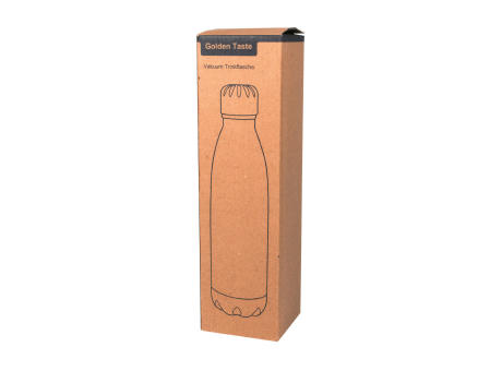 Vakuum-Trinkflasche GOLDEN TASTE doppelwandig