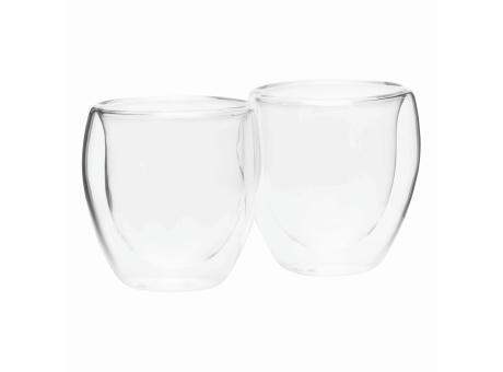 Gläser-Set DRINK LINE S, doppelwandig: 2er Set