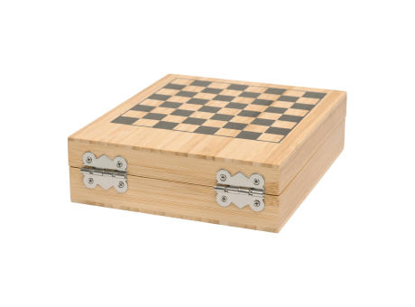 BAMBOO CHESS - Weinset mit Schachspiel