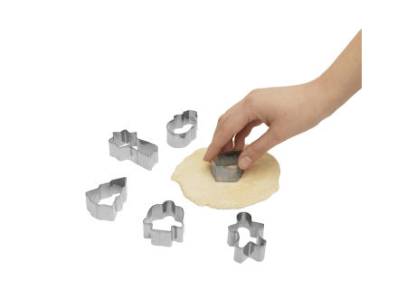 Cookie - Ausstechförmchen-Set mit 6 -Ausstechern