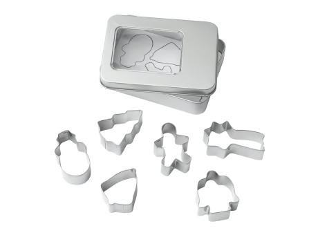 Ausstechförmchen-Set COOKIE mit 6 -Ausstechern