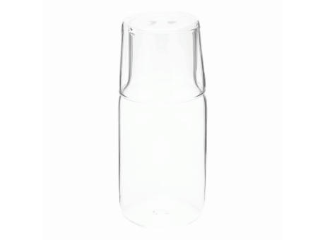 Glas-Karaffe mit Trinkglas CALMY