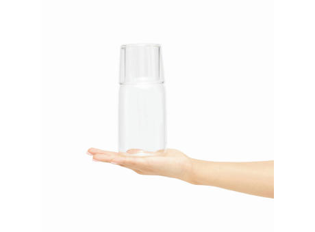 Glas-Karaffe mit Trinkglas CALMY
