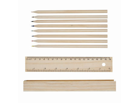 STRAIGHT - Naturholz-Buntstifte