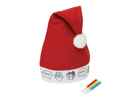 Filz-Weihnachtsmann-Mütze COLOURFUL HAT
