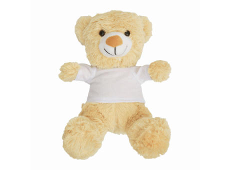ALEXANDER - Plüsch-Bär mit weißem T-Shirt (separat gepackt)