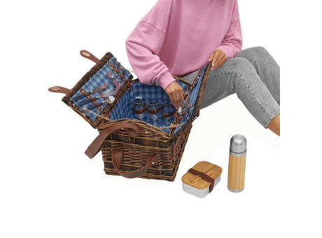 SUMMERTIME - Weiden-Picknickkorb