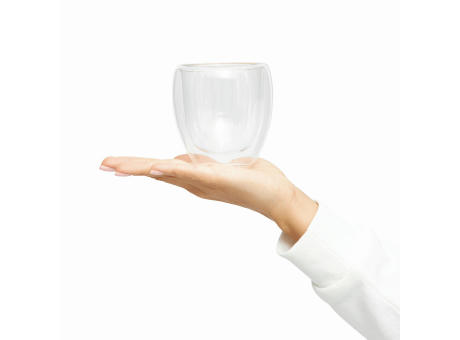 Gläser-Set DRINK LINE M, doppelwandig: 2er Set
