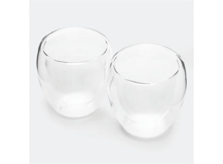 Gläser-Set DRINK LINE S, doppelwandig: 2er Set