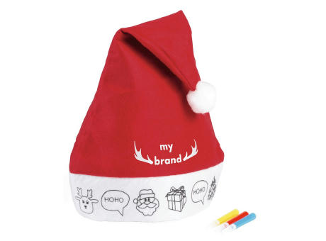 Filz-Weihnachtsmann-Mütze COLOURFUL HAT