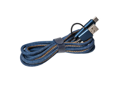 3-in-1 Ladekabel REEVES-DENIM