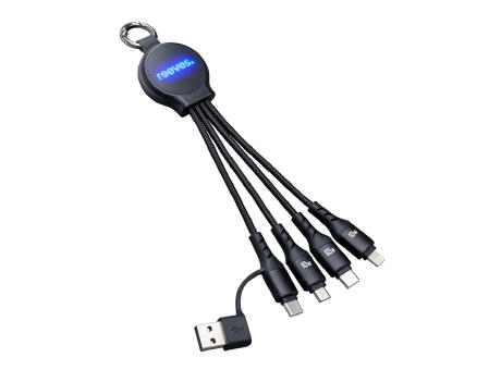 6-in-1 Ladekabel mit Beleuchtung REEVES-PUHALANI SWITCH