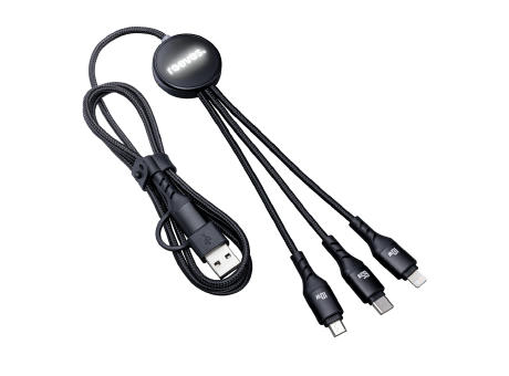 6-in-1 Ladekabel mit Beleuchtung REEVES-PUHALANI LONG